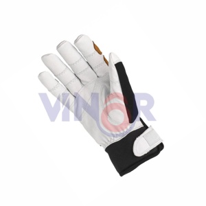 Nueva llegada de los hombres de clima frío guantes de esquí por encargo impermeable transpirable Snowboard de cuero de calidad estándar guantes de esquí - Product Image 4