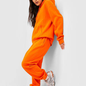 Survêtement personnalisé pour femme avec doublure polaire, ensemble de jogging à capuche, tenue de sport, couleur personnalisée, livraison aérienne - Product Image 6