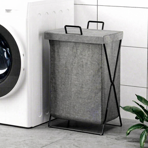 Hua Cheng Laundry Basket 35x25x58cm Waterproof Reusable Large Capacity For Home Laundry Room Storage - Product Image 1