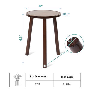 Ensemble de supports pour plantes en bambou pour la décoration intérieure - Product Image 3