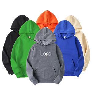 Pullover à design personnalisé en usine Sweats à capuche en molleton surdimensionné vierge épais en éponge française pour hommes - Product Image 5