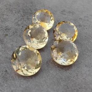 Piedra Preciosa de Citrino Natural de Alta Calidad, Corte Facetado, Color Amarillo, Forma Calibrada, Tamaños Personalizados Disponibles al por Mayor, Gemas Mehrajudin - Product Image 3