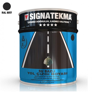 Peinture de marquage routier à base d'eau en plastique noir de 25 kg - Product Image 1