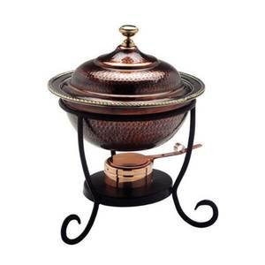 Réchaud à buffet en cuivre, chauffe-plats pour la restauration, fournitures pour hôtels, buffets, restaurants, vente en gros personnalisée, marque TCA, modèle TCACD55, logo personnalisé - Product Image 1