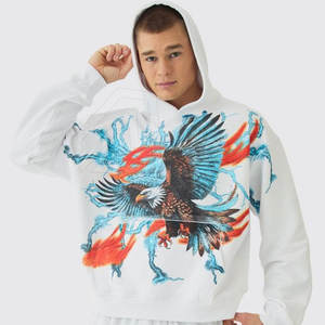 Ensemble de survêtement unisexe XXL d'été pour la gym et le jogging, avec logo personnalisé imprimé, sweat à capuche et pantalon de jogging réversible en molleton respirant, grande taille, 100 % coton - Product Image 3