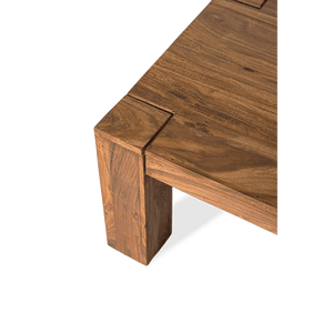 Meubles élégants d'armoires de salon de table basse de Romeo en bois solide - Product Image 4