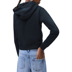 Women's Custom Logo High Quality 100% Cotton Winter Pullover <b>Men</b> Hoodie <b>Crop</b> <b>Top</b> Zip up Hoodies Sweatshirt Streetwear Plus Size - Product Image 4