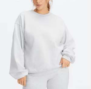 Logo personnalisé OEM fabricant femmes lettre impression sweat-shirt décontracté vierge surdimensionné pour femmes sweats à capuche poids lourd unisexe à capuche - Product Image 1