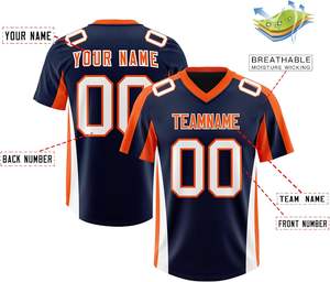 Camisetas de fútbol escolar con sublimación de nombre de equipo personalizado o material de malla con logotipo bordado Servicio OEM - Product Image 2