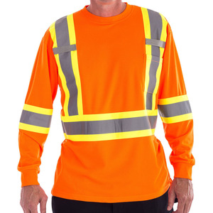 Camiseta de Seguridad Reflectante de Alta Calidad con Impresión Reflectante, Camiseta de Seguridad Vial Personalizada para Hombre - Product Image 6