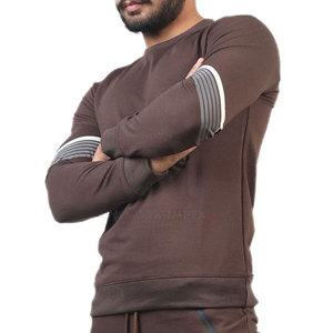 Sudaderas de Manga Larga con Cuello Redondo para Hombre, Transpirables, Ligeras, Hechas de Algodón, Sudaderas Básicas al por Mayor para Hombre - Product Image 3