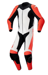 Combinaison en cuir de motard de course pour hommes Veste en cuir de moto pantalon personnalisé - Product Image 3