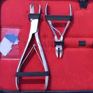 Gran oferta, juego de instrumentos de Podología, pinzas encarnadas manuales, tijeras de cirugía para eliminación de uñas de los pies, pinzas CE aprobadas por Hosanna Surgical - Product Image 6