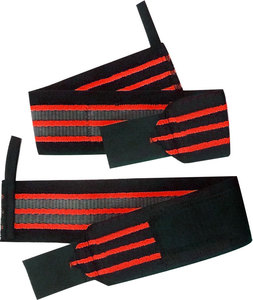 Custom High Quality Elastic Wrist Wraps GRIPPY Heavy Strength Powerlifting Wrist Brace Support Gym Wrist Wraps - Product Image 4