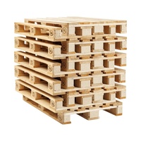 Palets EURO de Cuatro Entradas para Envío, Palet de Madera Maciza para Embalaje, Palet EPAL ISPM 15 para Plataforma en Almacén