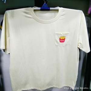 T-shirt à manches courtes à col rond 100% coton, OEM, prix de gros, t-shirt personnalisé à partir de vêtements directs - Product Image 3