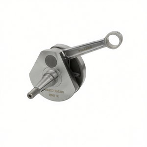 Vilebrequin de moto de tourisme en acier allié Pinasco (Italie) avec course de 57 mm et conicité de 17 mm - Product Image 2