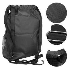 กระเป๋าเป้เดินทางกลางแจ้งทำจากผ้าแคนวาสพับได้มีซิปแบบนิ่มกันน้ำทำจากผ้าโพลีเอสเตอร์ - Product Image 3