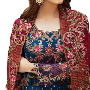 Nuevo diseño césped Shalwar Kameez para damas Pakistán césped material estilo Vestidos Mujer ropa exportación calidad - Product Image 6