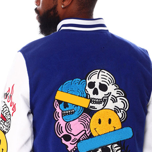 Wholesale Price Fully Customized Product Custom Logo Letterman <b>Jackets</b> <b>Patch</b> Work Design Letterman <b>Jackets</b> - Product Image 6