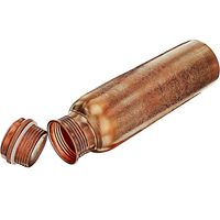 Bouteille d'eau en cuivre étanche à l'air super fabriquée avec sac en jute fait à la main disponible pour le bureau, la maison et les cadeaux d'entreprise au prix le plus bas
