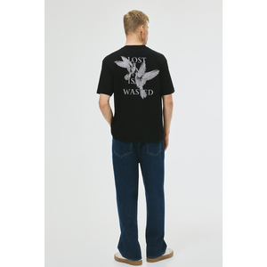 Vente en gros de t-shirt pour hommes fournisseur en vrac OEM ODM impression personnalisée en coton manches courtes confortable et décontracté t-shirt de tous les jours Bangladesh - Product Image 3