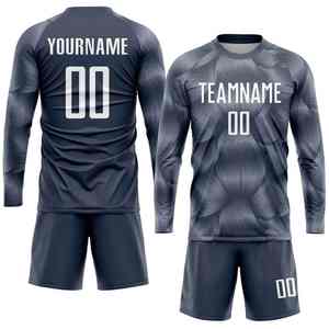 2025-2026 Pakistán Marca personalizada Camiseta de fútbol Nombre del equipo del jugador personalizado Acero Gris 100% Poliéster Uniformes para hombres - Product Image 5