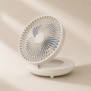 Ventilador de Mano Recargable por USB, Ventilador Eléctrico Plegable para el Hogar, Ventilador Personal con Alta Velocidad de Viento - Product Image 1