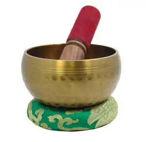 Tibetan Bowl Singing for Meditation sound and Healing Yoga Nepal Chakra Hammered design solid bowl