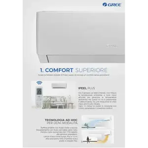 Aire Acondicionado Split Gree Pular, Inverter WiFi A++, 9000+12000 Vatios, Frecuencia Variable, con Refrigerante R32, Ahorro de Energía - Product Image 5