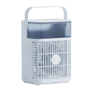 F14 Enfriador de aire 4 Velocidad del viento Mini enfriador de aire personal Aire acondicionado portátil de CA para habitación con 7 luces LED - Product Image 5
