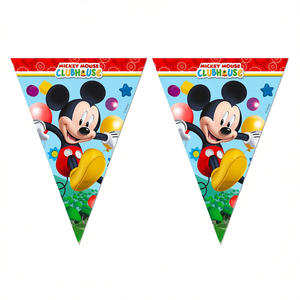 Striscione Decorativo Mickey Mouse Clubhouse in Plastica 1,2X1,8M, Decorazioni da Appendere, Accessori per Feste, Confezione da 2 Pezzi - Product Image 3