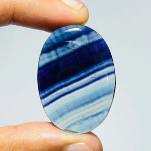 หินคริสตัลเคลือบฟลูออไรต์ธรรมชาติอัญมณีหลวมหลายฟลูออไรต์ขัดเงาสำหรับเครื่องประดับขายส่ง - Product Image 2