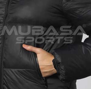 Chaqueta acolchada con cremallera frontal para mujer, chaquetas transpirables de talla grande para mujer, estampado personalizado de alta calidad hecho en Pakistán, precios al por mayor - Product Image 6