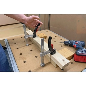 For BESSEY TW20-15-8KLI-SET 2-Piece Set of 150 mm <b>Clamps</b> for 20 mm Drill Bit Boarings - Product Image 3