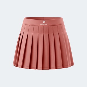Quick Dry Solid Colors Custom Logo Wholesale Rate Women Mini <b>Skirt</b> Casual Style <b>Elastic</b> <b>Waist</b> Breathable - Product Image 1
