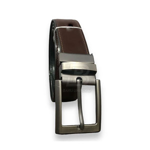 Cinturones de piel auténtica de vaca informal superventas para hombre logotipo personalizado acero colorido para hebilla - Product Image 4