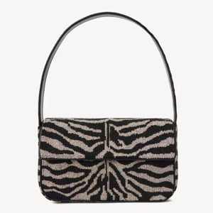 Bolso de mano con cuentas florales tropicales: Bolso fiesta mexicano con cadena cruzada - Product Image 1