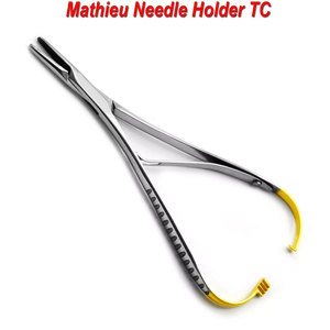 Porte-aiguille orthodontique Mathieu TC Instruments chirurgicaux hémostats dentaires CE - Product Image 6