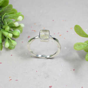 Wholesale 92.5 Sterling Silver Men's <b>Ring</b> Handmade Natural Golden Rutile Gemstone Turquoise Smooth Cut Main Material <b>Fine</b> <b>Ring</b> - Product Image 6