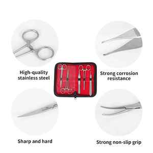 Suture <b>Practice</b> Kit for Medical Students - Suture <b>Pad</b> with Pre-Cut Wounds, Tools, Blades, Sutur Kit With Medic Instrument - Product Image 2