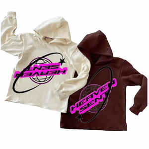 LOGO personnalisé vente en gros pull-over pour homme vierge avec fermeture éclair intégrale manteau à capuche avec fermeture éclair intégrale pour homme - Product Image 3