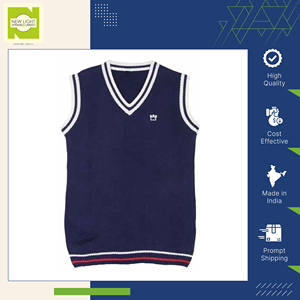 Personnalisation possible pour un pull d'uniforme scolaire unisexe à demi-manches de qualité supérieure pour la saison automne/hiver à vendre - Product Image 5