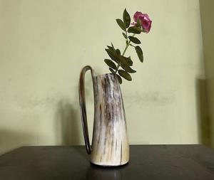 Mug en corne de buffle - Design animal écologique, style amour, fait à la main, haute qualité pour le whisky et la bière, personnalisable - Product Image 1