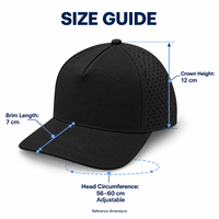 Casquette de baseball de haute qualité à visière légèrement incurvée, personnalisée, 5 panneaux, avec corde découpée au laser, imperméable, pour le sport et le golf