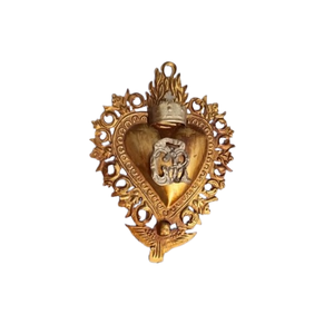 Oro antiguo acabado Sagrado corazón colgante Milagros Sagrado corazón para pared decorativo católico regalo y decoración - Product Image 6