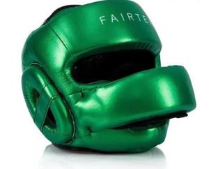 2025หมวกกันน็อคสำหรับกีฬาแฟร์เท็กซ์ปลอดภัยคุณภาพสูงสำหรับชกมวยมวยไทย MMA หมวกกันน็อกสปอริ่งแบบครอบคลุมหัวคาง - Product Image 5