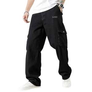 Wholesale <b>Black</b> Cargo Baggy <b>Pants</b> Streetwear Customized All <b>Work</b> Wear Trousers <b>Pants</b> Workwear Cargo <b>Work</b> <b>Pants</b> Men's - Product Image 1