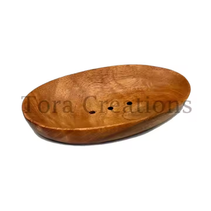 Vente chaude nouveau Design fait à la main en bois de Neem porte-savon Durable en forme de bateau caractéristiques élégantes pour les fournitures de toilette de bain - Product Image 5