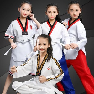 Traje de Judo BJJ GI profesional brasileño para adultos niños personalizado azul blanco negro Color para incluir Karate para hombres y mujeres - Product Image 4